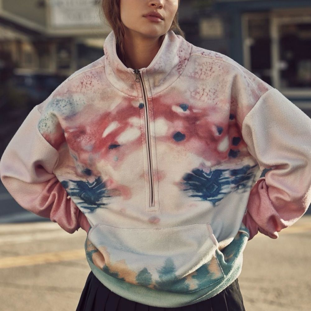 Anthropologie | Pilcro Half-Zip Pullover Sweatshirt | Size: XS